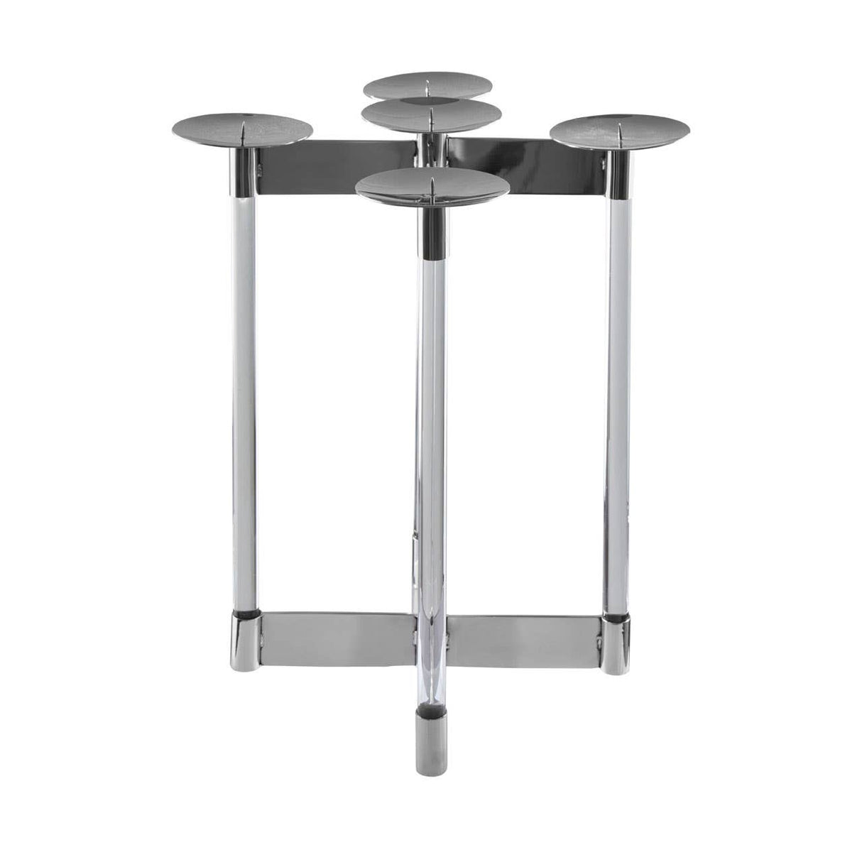 Lucita Silver Candelabra