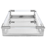 Lucita Silver Finish Tray