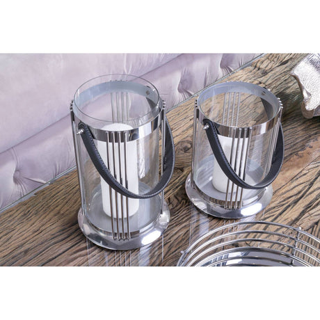 Astro Large Silver Lantern