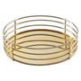 Astro Gold Mirrored Round Tray
