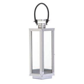 Herber Small Silver Finish Lantern