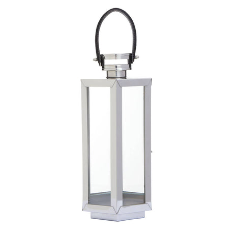 Herber Small Silver Finish Lantern