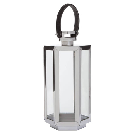 Herber Small Silver Finish Lantern