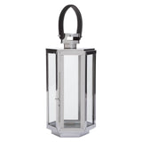 Herber Small Silver Finish Lantern
