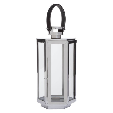 Herber Small Silver Finish Lantern