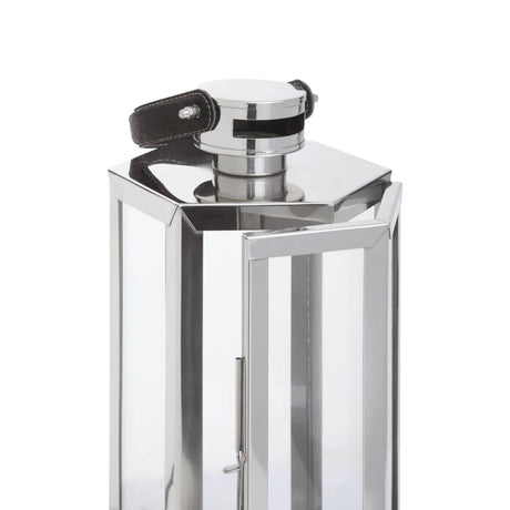 Herber Small Silver Finish Lantern