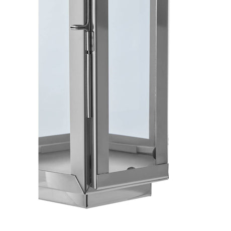 Herber Small Silver Finish Lantern