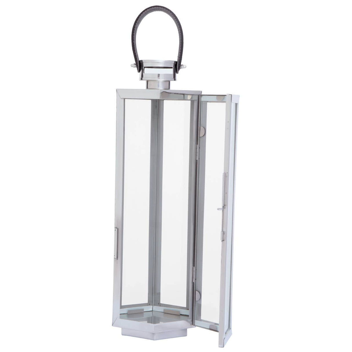 Herber Medium Silver Finish Lantern