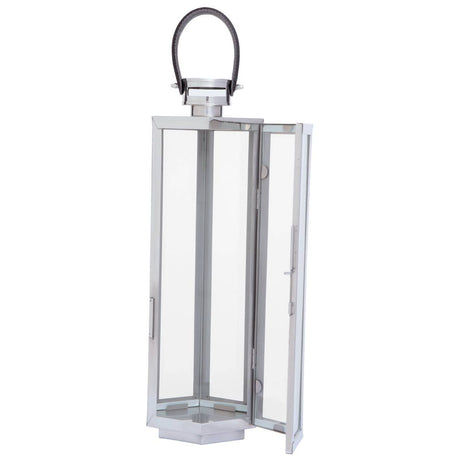 Herber Medium Silver Finish Lantern