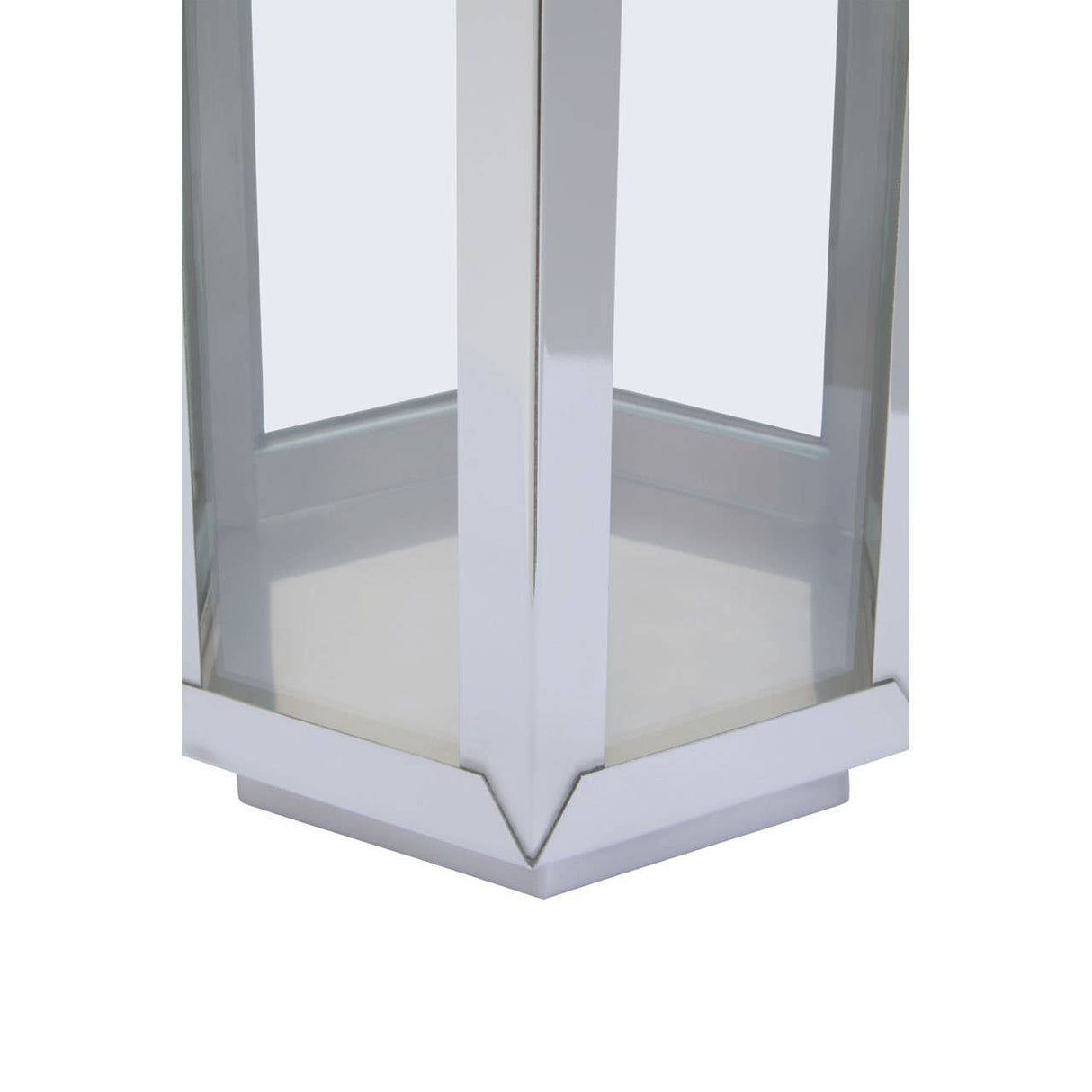 Herber Medium Silver Finish Lantern