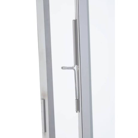 Herber Large Silver Finish Lantern