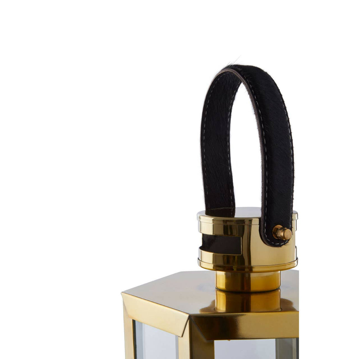 Herber Small Gold Finish Lantern