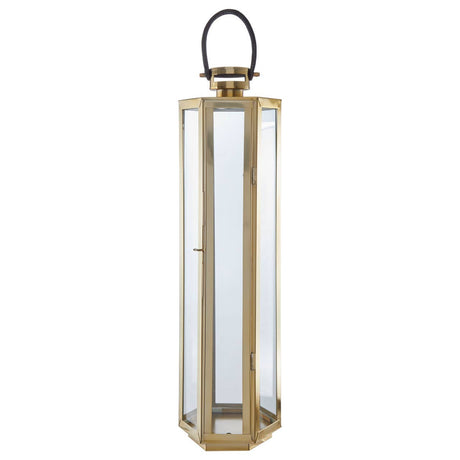 Herber Large Gold Finish Lantern
