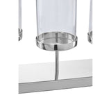 5 Light Silver Candle Holder