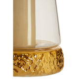 Martele Small Hurricane Gold Candle Holder
