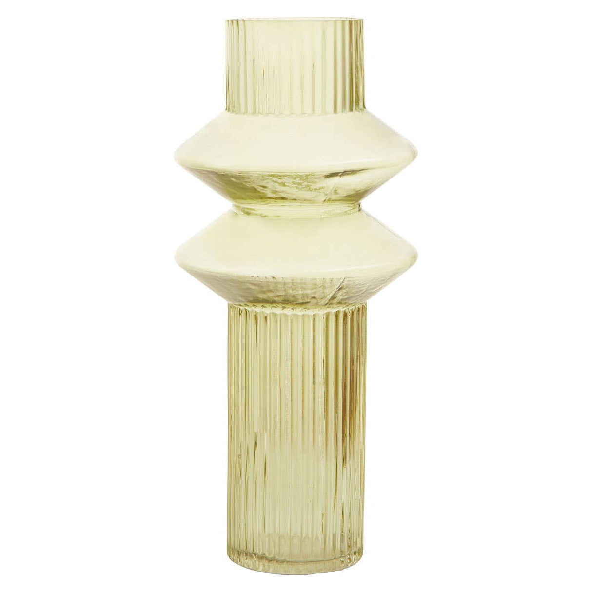Benka Large Green Glass Vase