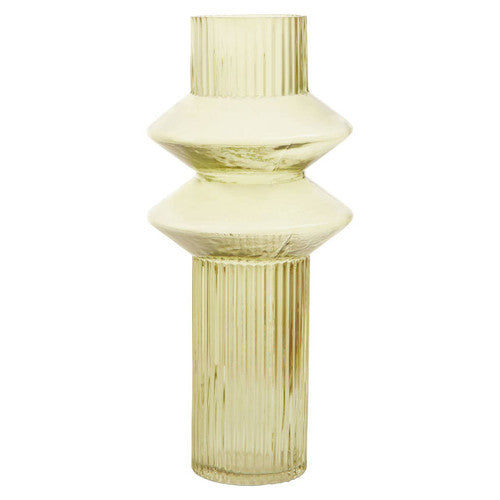 Benka Large Green Glass Vase