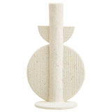 Utica Cream Colour Candle Holder
