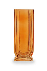 Edan Large Orange Glass Vase
