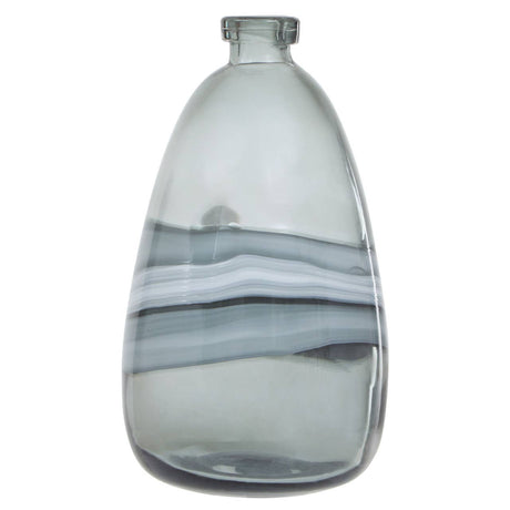 Halla Medium Grey Bottle Vase