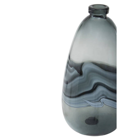 Halla Large Grey Bottle Vase