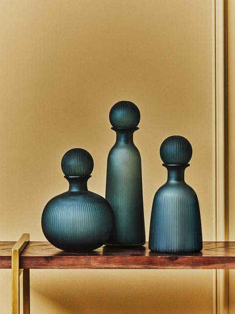 Hira Small Blue Bottle Vase
