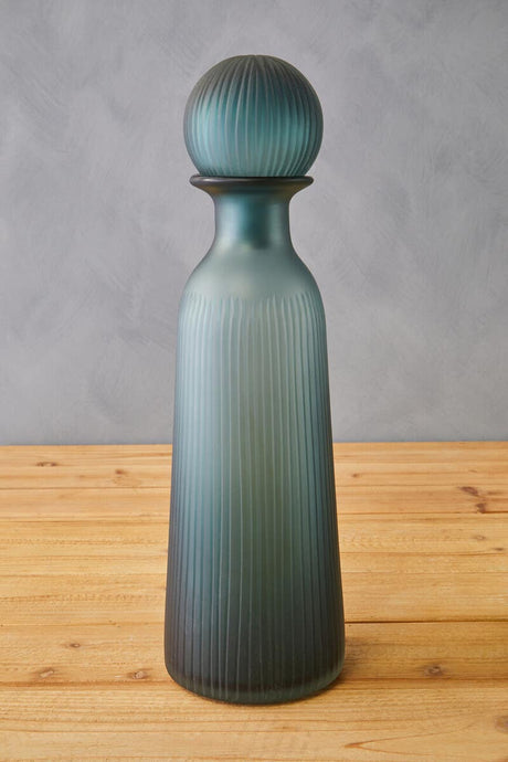 Hira Large Blue Bottle Vase