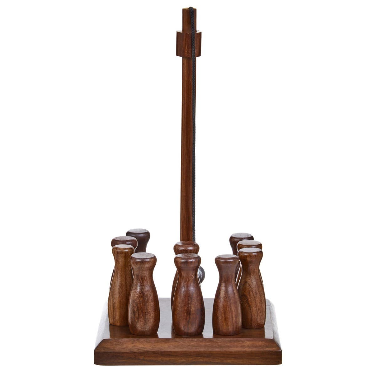 Churchill Sheesham Wood Skittles Set