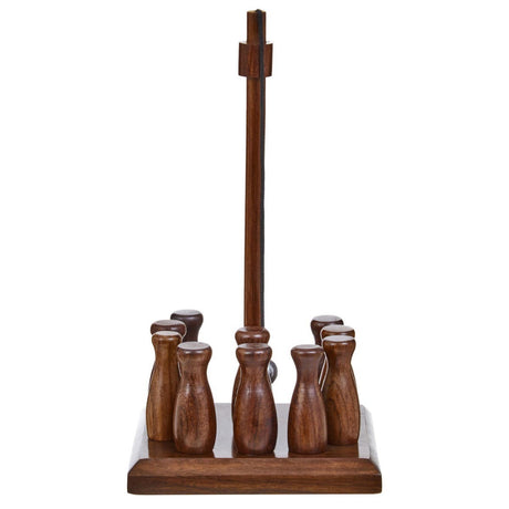 Churchill Sheesham Wood Skittles Set