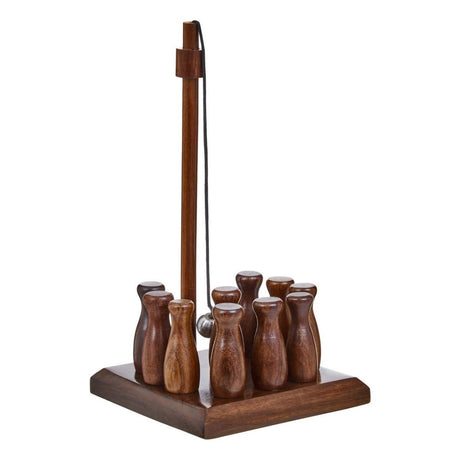 Churchill Sheesham Wood Skittles Set