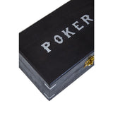 Churchill Black Sheesham Wood Poker Set