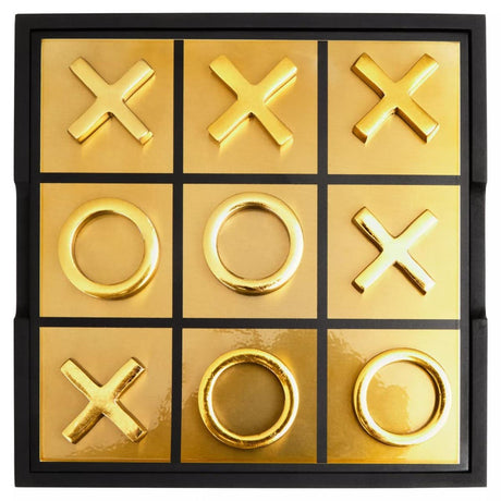 Churchill Black And Gold Noughts And Crosses