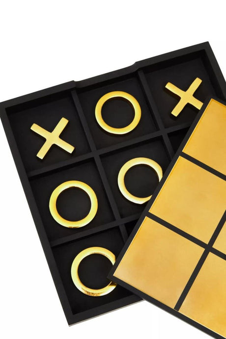 Churchill Black And Gold Noughts And Crosses
