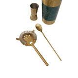Carolina Green Enamel Cocktail Set