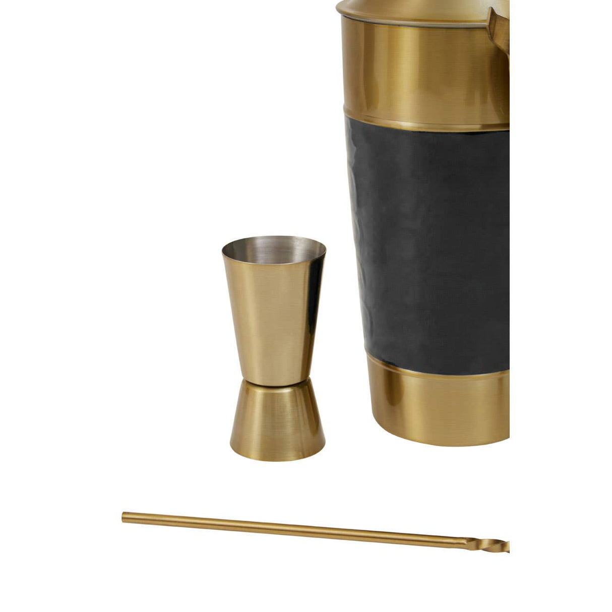 Carolina Black Enamel Cocktail Set