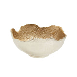 Dion Small Nickel and Gold Finish Bowl