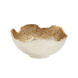 Dion Small Nickel and Gold Finish Bowl
