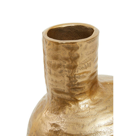 Deomali Small Abstract Gold Finish Vase
