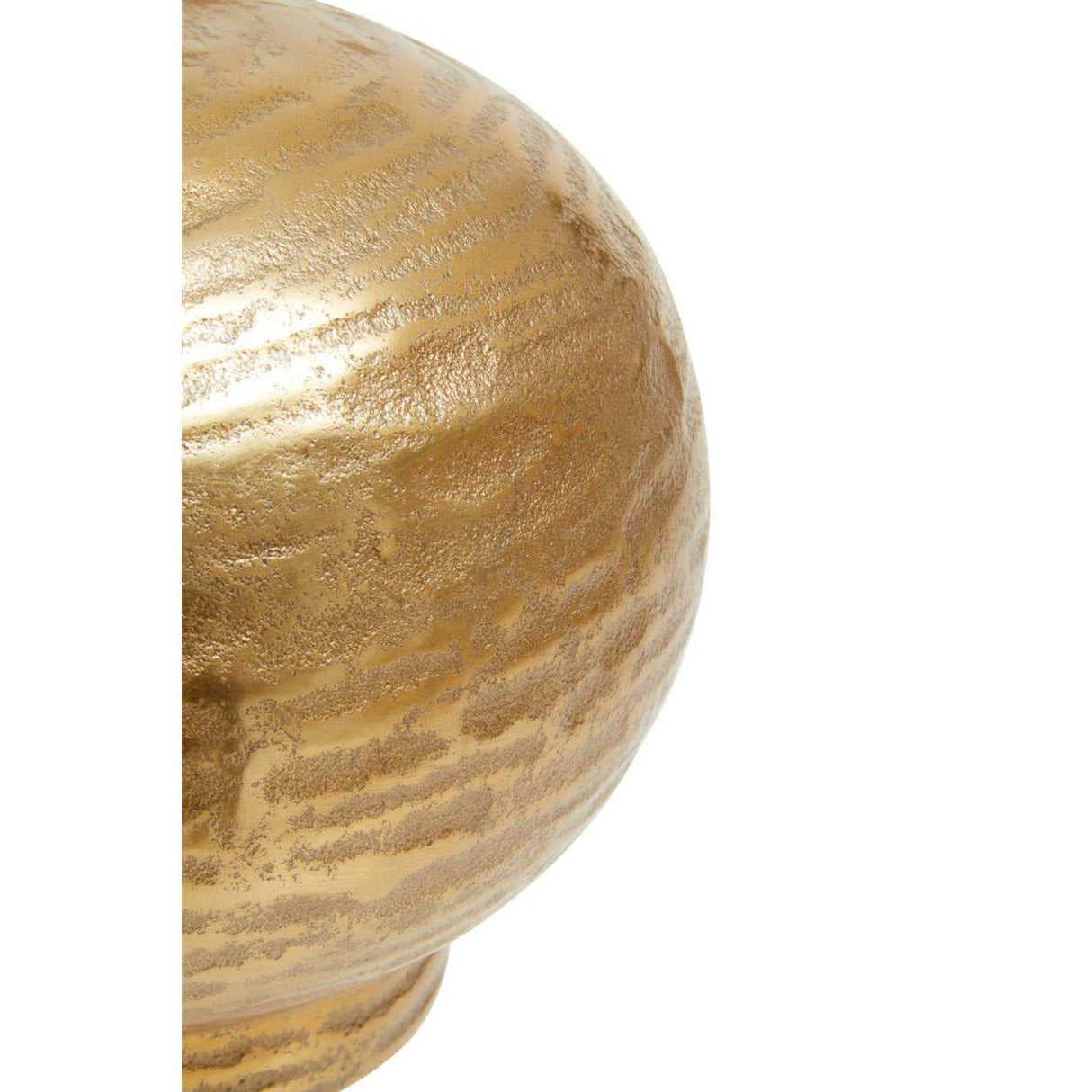 Deomali Small Abstract Gold Finish Vase