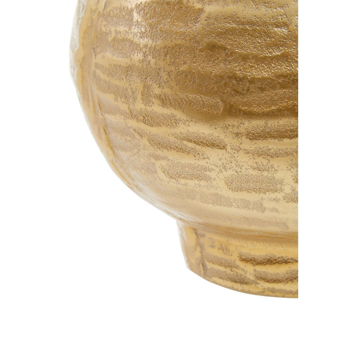 Deomali Small Abstract Gold Finish Vase