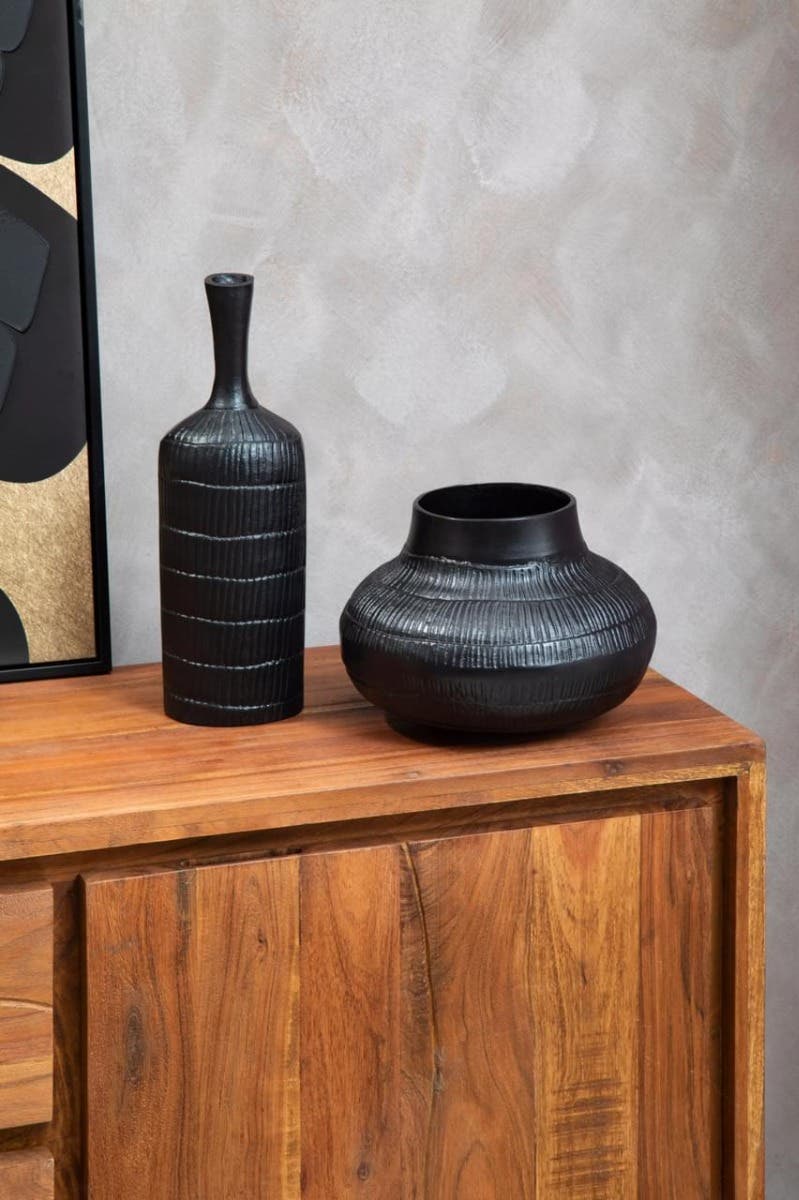 Deomali Small Black Finish Vase