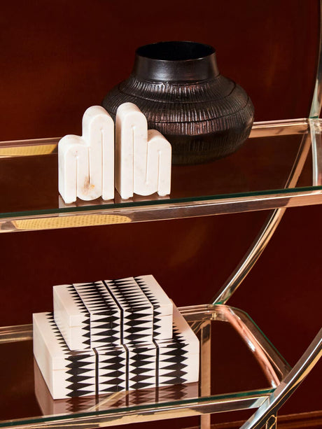 Deomali Small Black Finish Vase