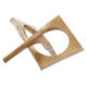 Prato Gold Finish Square Knot Sculpture