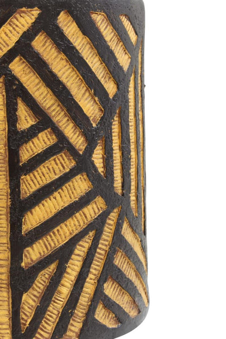 Darnell Natural And Black Planter