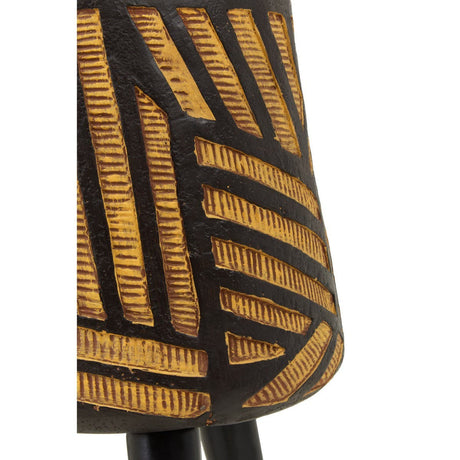 Darnell Natural And Black Planter With Angular Legs