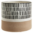 Jada Large Striped Planter