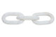 Nason White Marble Three Link Chain Sculpture