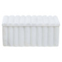 Nason White Marble Ribbed Box