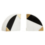 Omari Set of Two Marble Bookends
