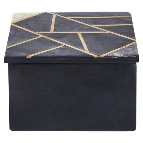 Oriana Small Black Slate Trinket Box
